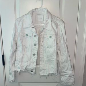 White denim jacket